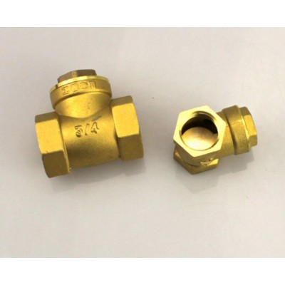 Brass Copper Horizontal Type Check Valve,Non-returning Valve For Water Pump